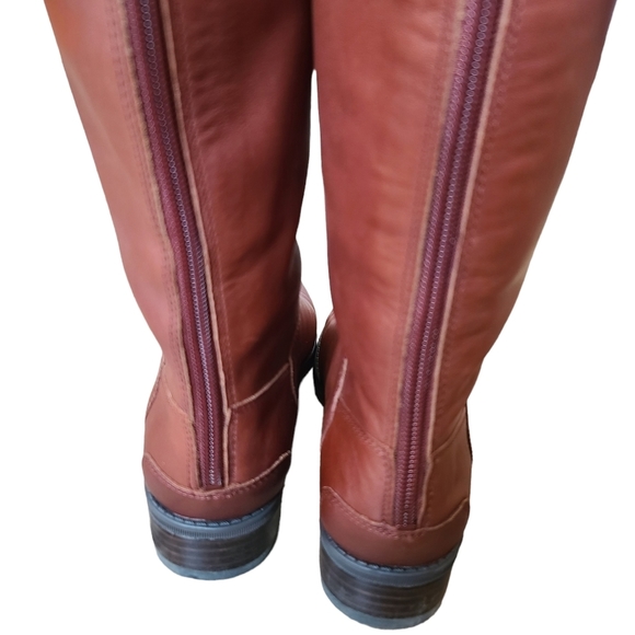 Sam Edelman Penny Brown Riding Boots Almond toe women's size 5 - Picture 9 of 13